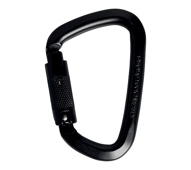 Stahlkarabiner D Steel Connector Trible Lock