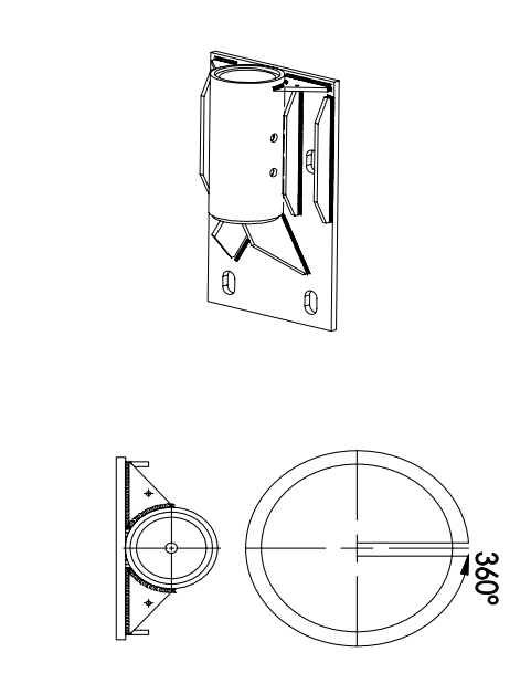 Genesi Wandhülse für SC3-SC6-SC6F
