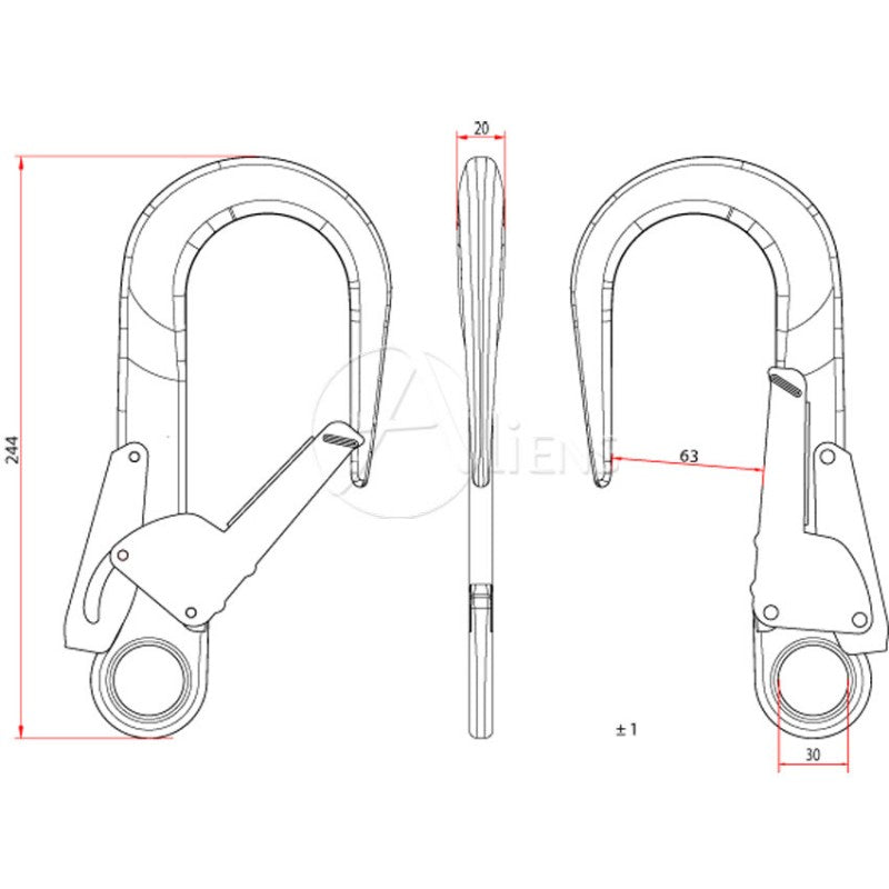 Sicherheitshaken Firehook