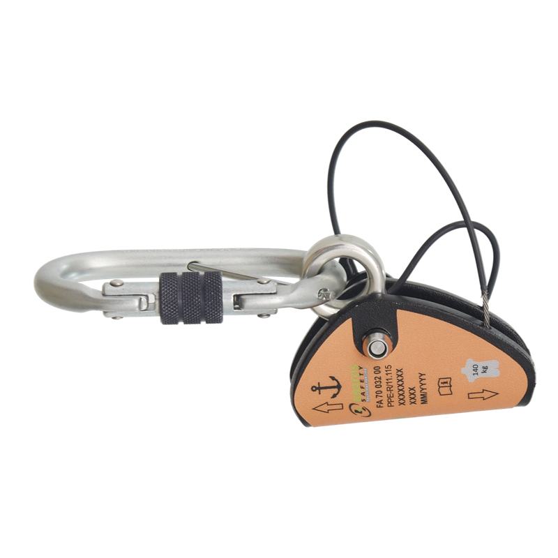 Textilseil- und Drahtseilklemme zur Rettung