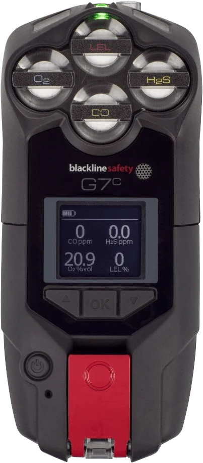 Gasmessgerät G7C inkl. Pumpensensorkassette (UEG-MPS / O2 / CO2/ CO-H2S)
