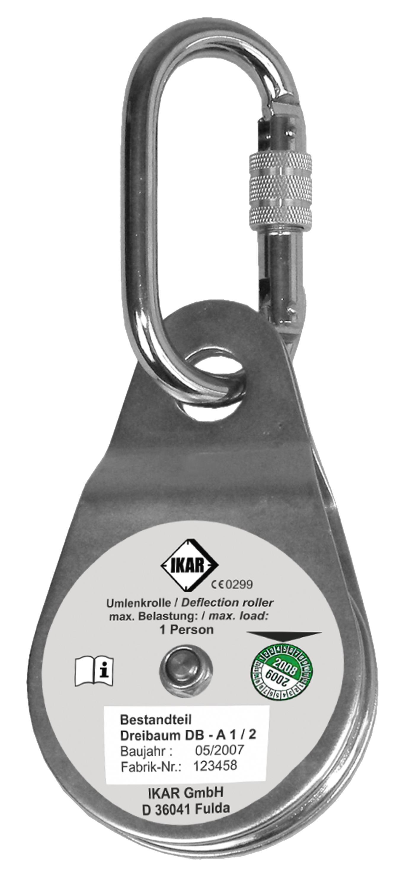 Zubehör für Dreibaum DB A3 und für Personen- und Lastwinde PLW